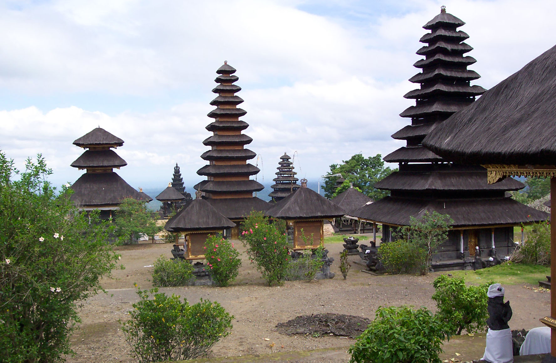 Pura Besakih on the slope of Mount Agung